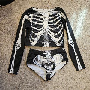 Skeleton Surf Bikini Set